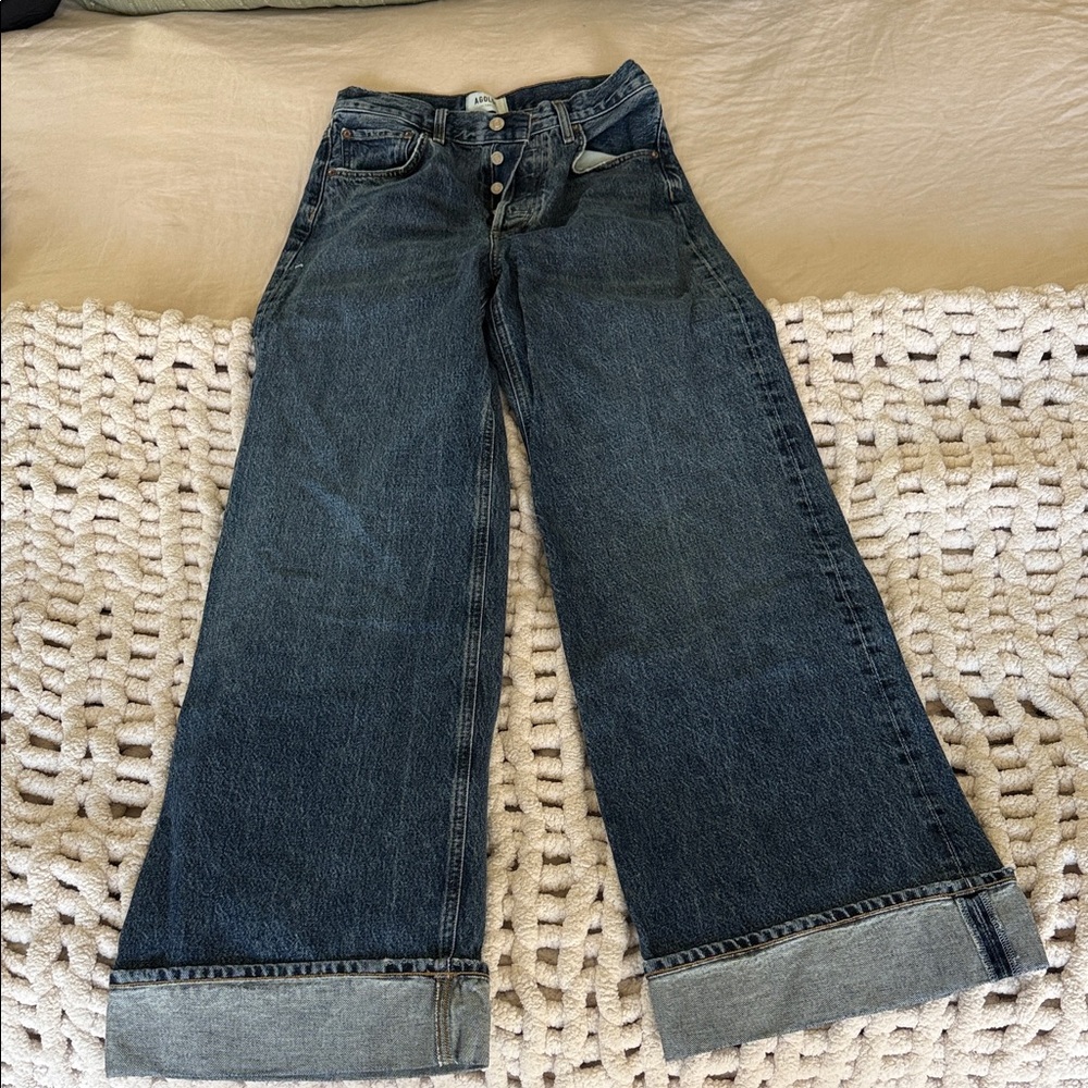 Agolde Dark Blue Dame Jeans